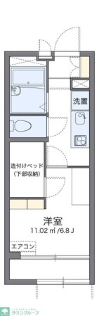 レオパレスブランデール島根の物件間取画像
